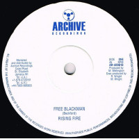 Rising Fire - Free Blackman (10", RE)