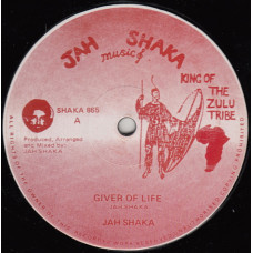 Jah Shaka - Giver Of Life / Life Time Dub (12", RP, Red)