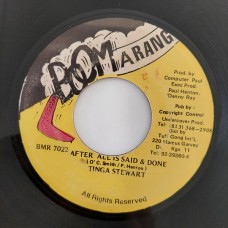 Tinga Stewart - After All Is Said And Done (7")