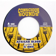 El Indio  / Drumma Zinx meets Dub Marta  - African Blood / African Dub (7")