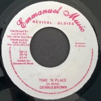 Dennis Brown - Time 'N' Place (7", RE)