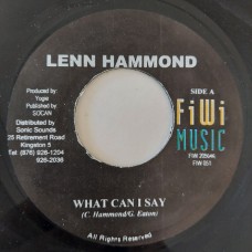 Lenn Hammond - What Can I Say (7", Single)