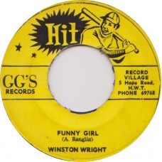 Winston Wright - Funny Girl (7", Yel)