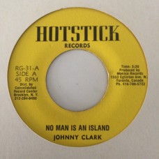 Johnny Clarke - No Man Is An Island (7")