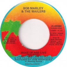 Bob Marley & The Wailers - Wake Up And Live (7", Single)