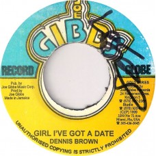Dennis Brown - Girl I've Got A Date (7", Single, RE)