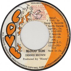 Dennis Brown - Blood Son (7", Single)