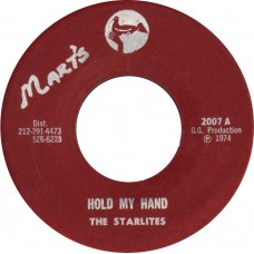 The Starlites / G.G. All Stars - Hold My Hand (7", Single)