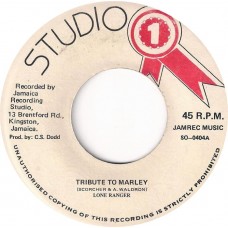 Lone Ranger - Tribute To Marley (7", Single, RP)
