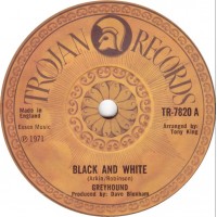 Greyhound - Black And White (7", Single, Sol)