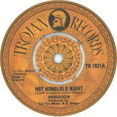 Monsoon - Hot Honolulu Night / Come Back Jane (7", 4-P)