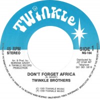 The Twinkle Brothers - Don't Forget Africa (7", RP)