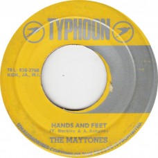 The Maytones / Lloyd Young And Carey Johnson With G.G. Allstars - Hands And Feet / Scorpion (7", Single, Yel)
