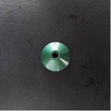 Spindle Adapter Center 45 RPM 7"  - Vinyl Record Adapter (Alumínio Anodizado / Verde)