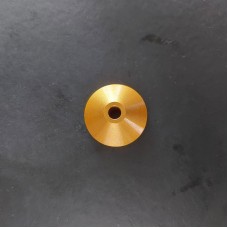 Spindle Adapter Center 45 RPM 7"  - Vinyl Record Adapter (Alumínio Anodizado / Dourado)