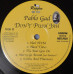 Pablo Gad - Don't Push Jah (LP, Album)